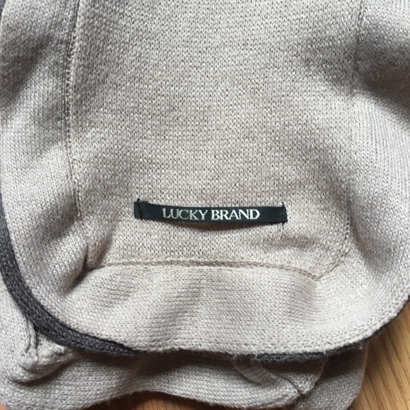 Lucky Brand Tan and Brown Ruffle Scarf - Picture 4 of 6